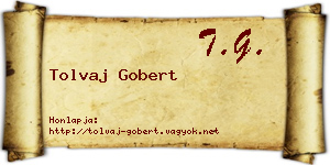 Tolvaj Gobert névjegykártya